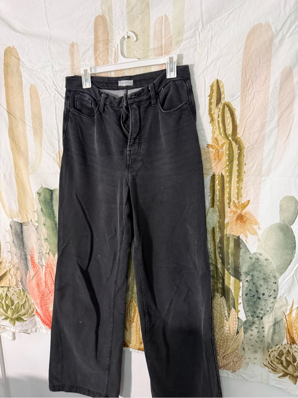 Good American Wide Leg Black Pants